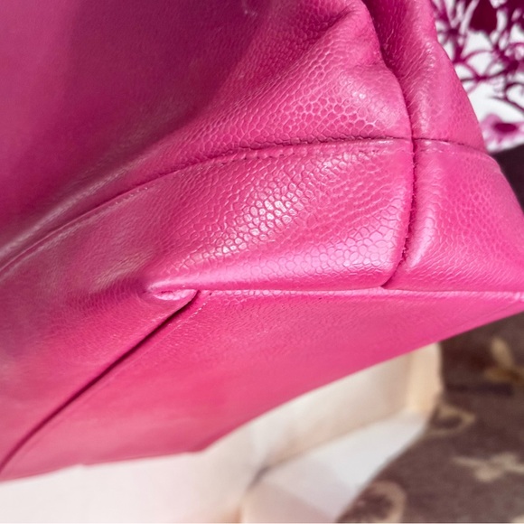 Chanel Raspberry Caviar Tote - Picture 8 of 14